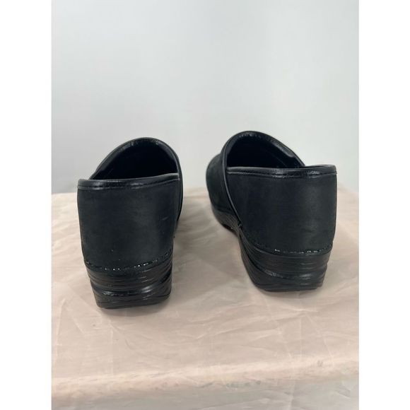 Dansko Women XP 2.0 Black Nubuck Clogs Size 39 EU 8 US - Picture 2 of 6